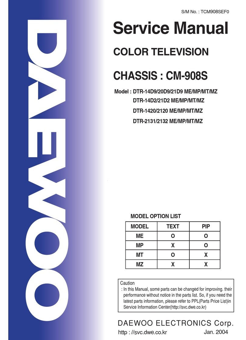 Daewoo DTR-14D9ME User manual