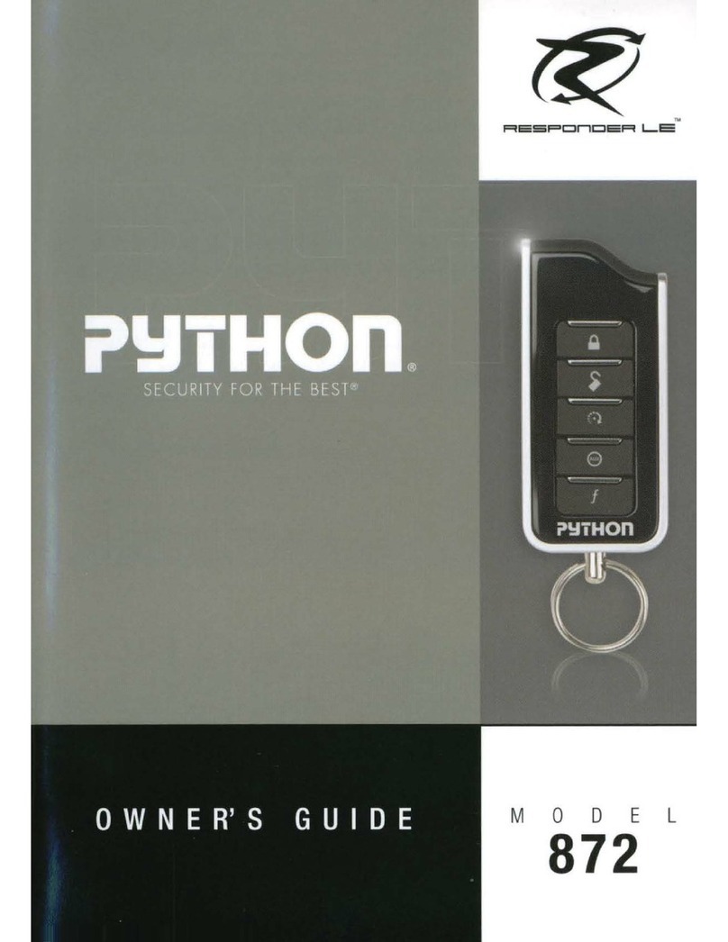 Python 872 User manual Python 872 User manual