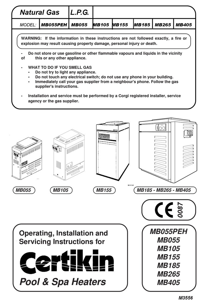 Certikin MB055PEH User guide