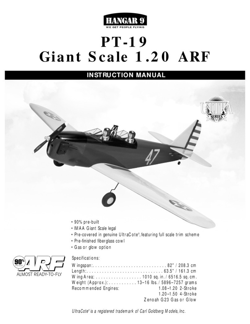 Hangar 9 PT-19 User manual Hangar 9 PT-19 User manual