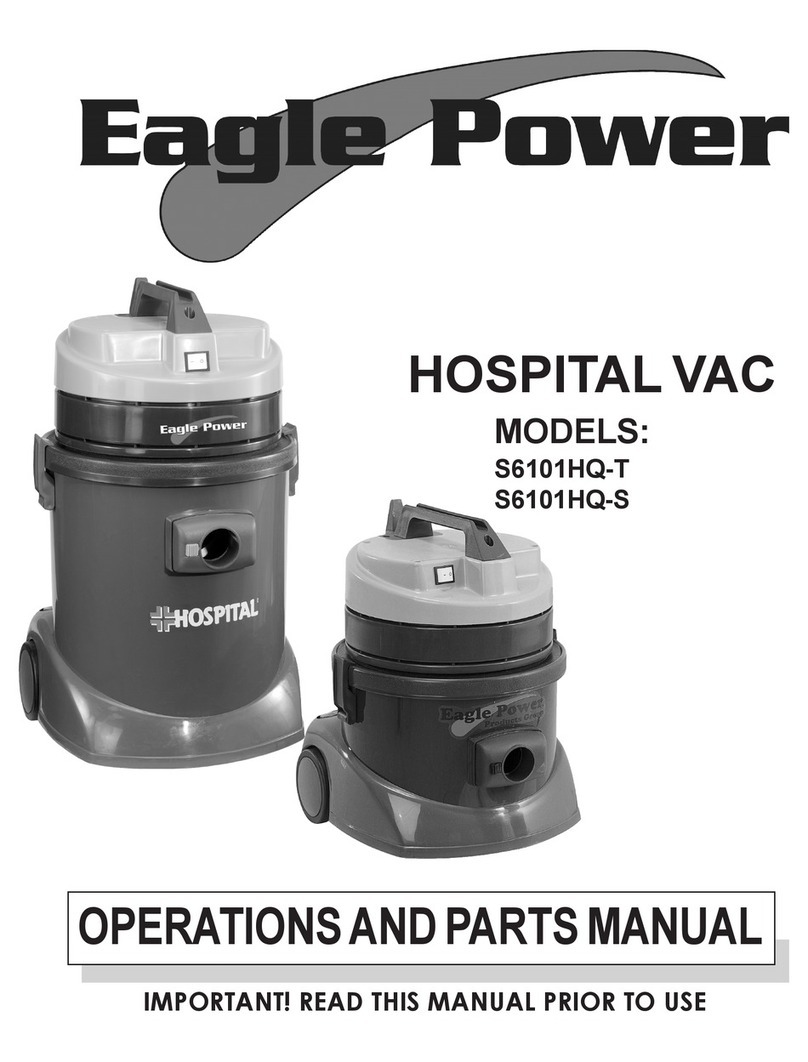 Eagle power Hospital S6101HQ-T Operation and parts manual
