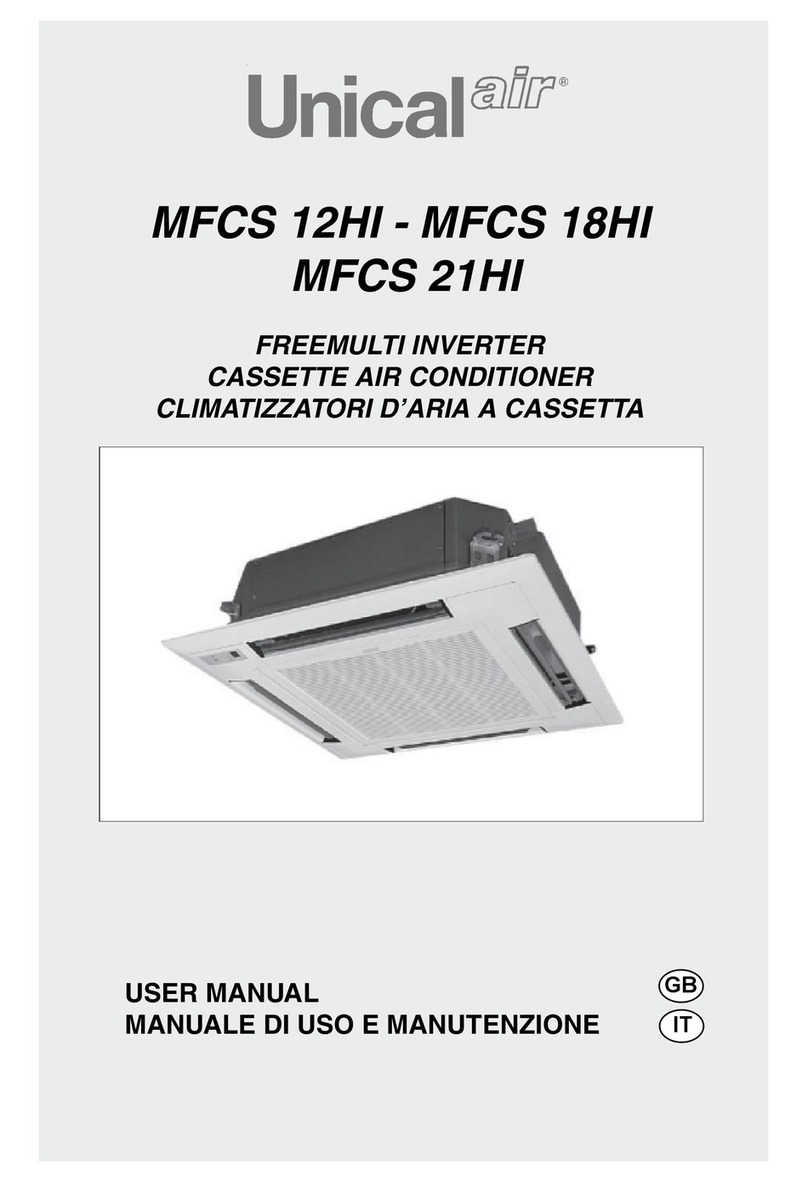 Unical Air MFCS 12HI User manual