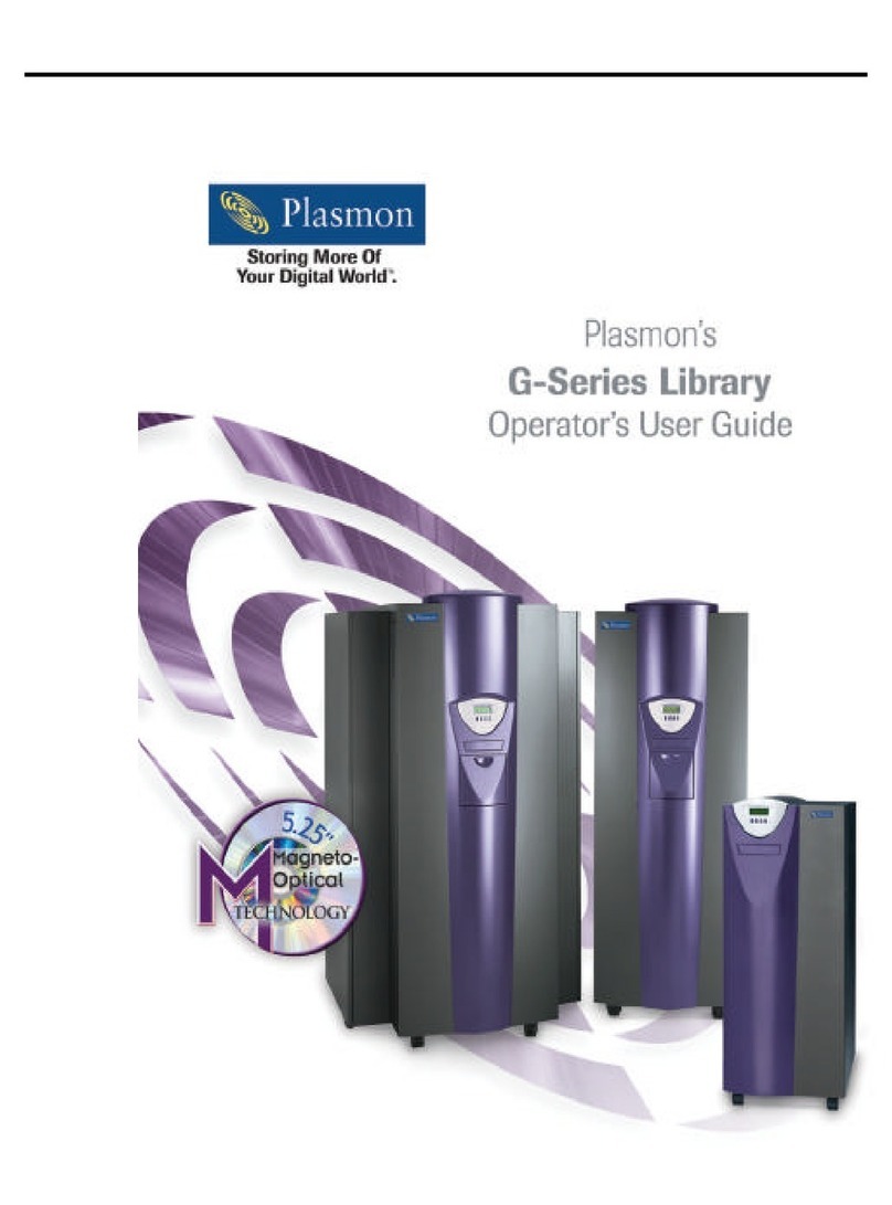 Plasmon G-Series Operator's user guide