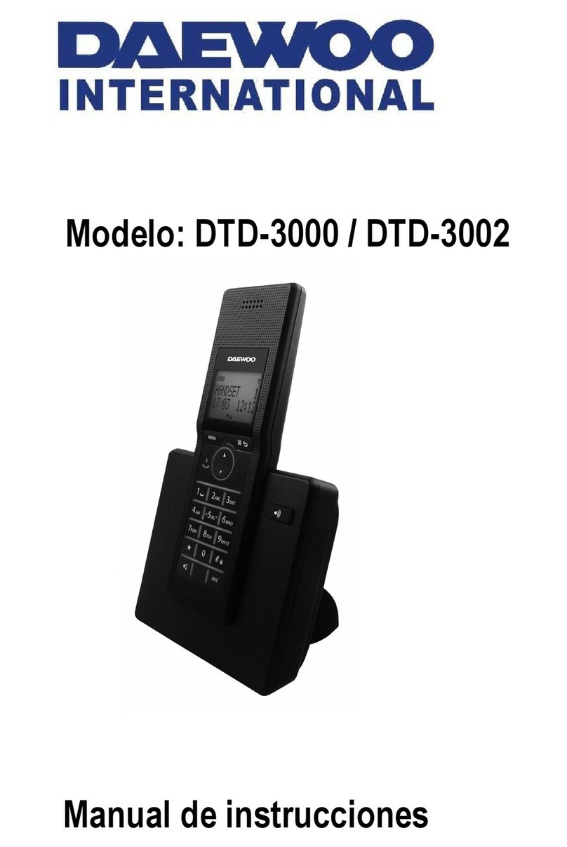 Daewoo DTD-3000 operating instructions