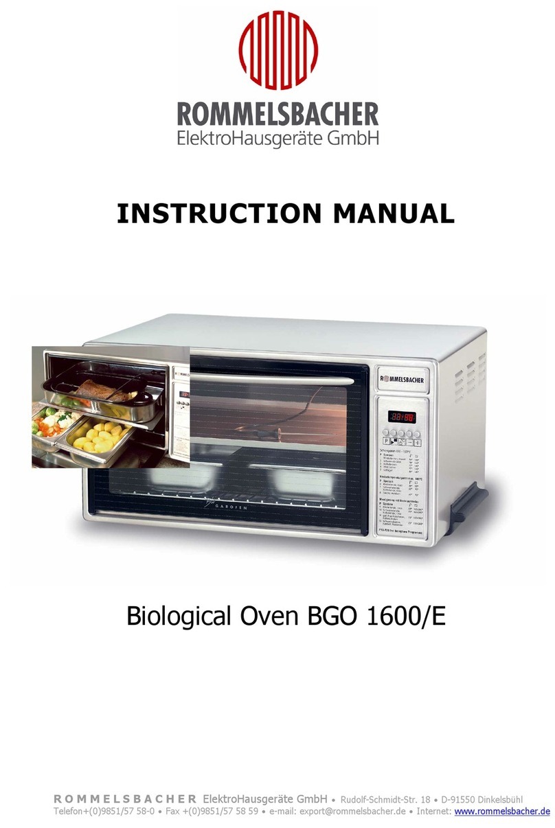 Rommelsbacher BGO 1600/E instruction manual