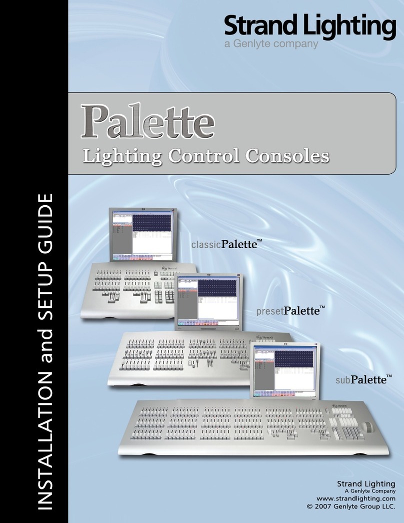 Strand Lighting ClassicPalette Installation & setup guide