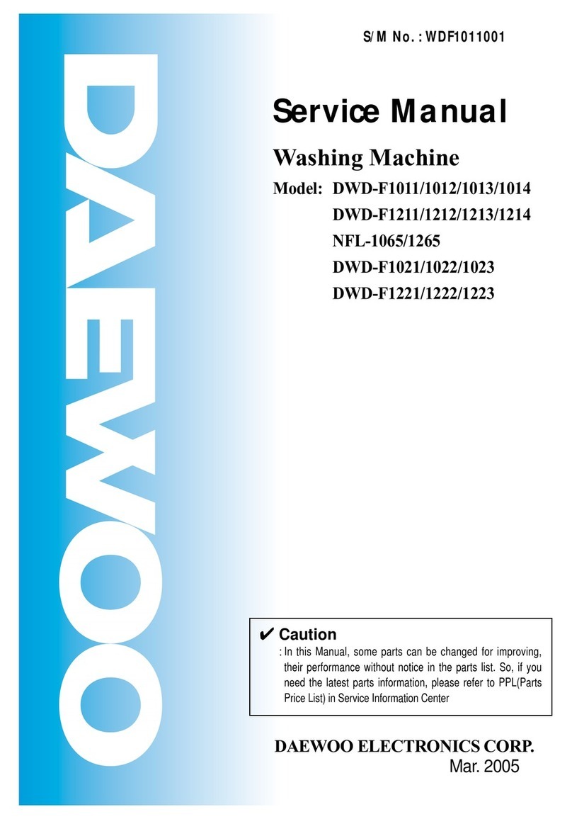 Daewoo DWD-F1011 User manual Daewoo DWD-F1011 User manual