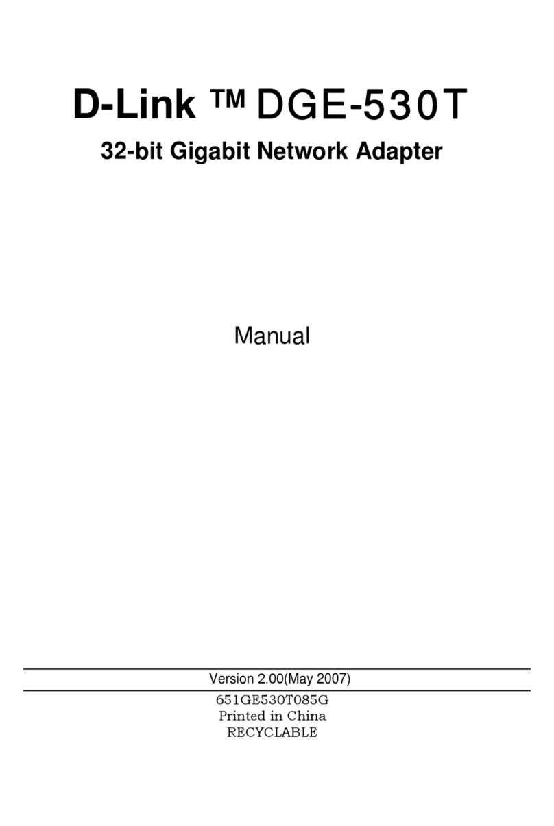 D-Link DGE-530T User manual