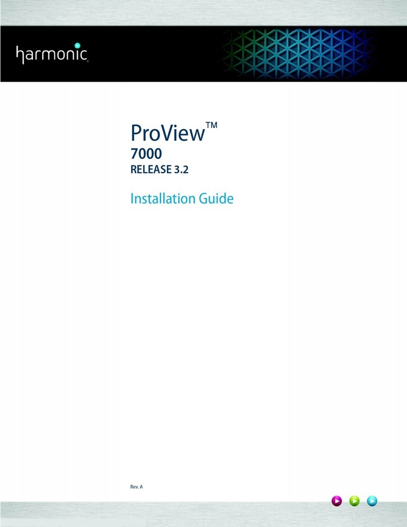 Harmonic ProView 7000 installation guide