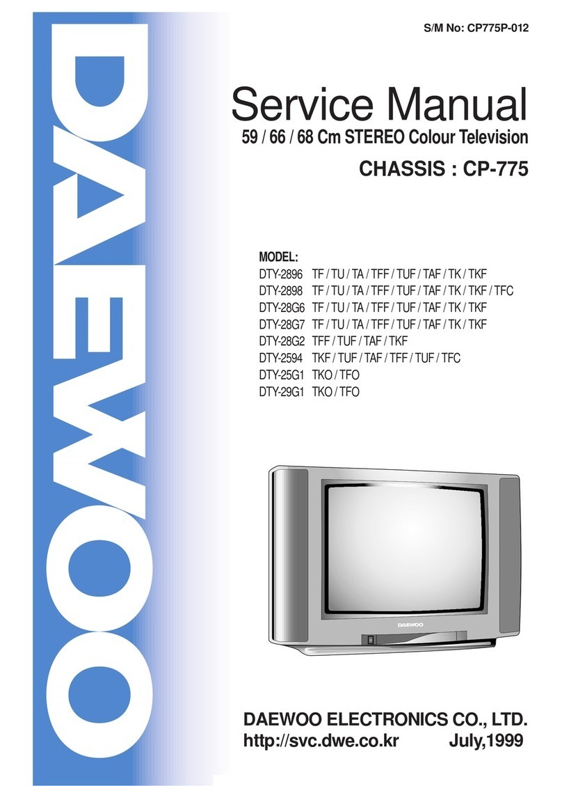Daewoo DTY-2896 TF User manual