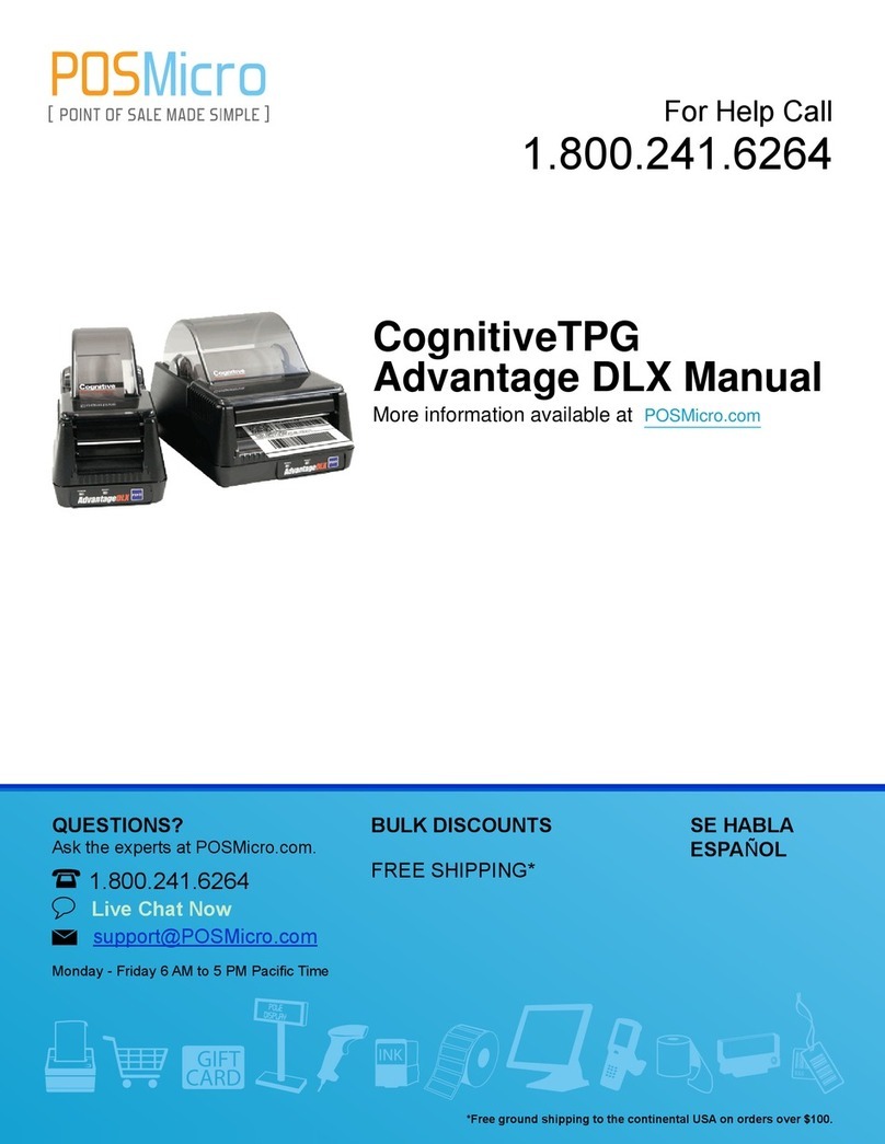 CognitiveTPG CognitiveTPG Advantage DLX User manual