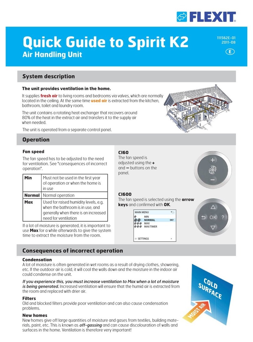 Flexit Spirit K2 User manual