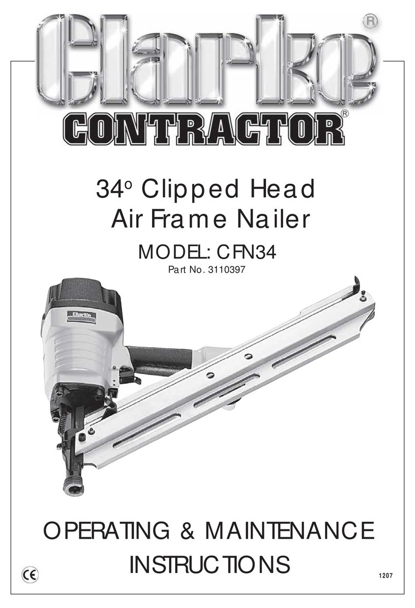 Clarke Contractor CFN34 Installation and operation manual
