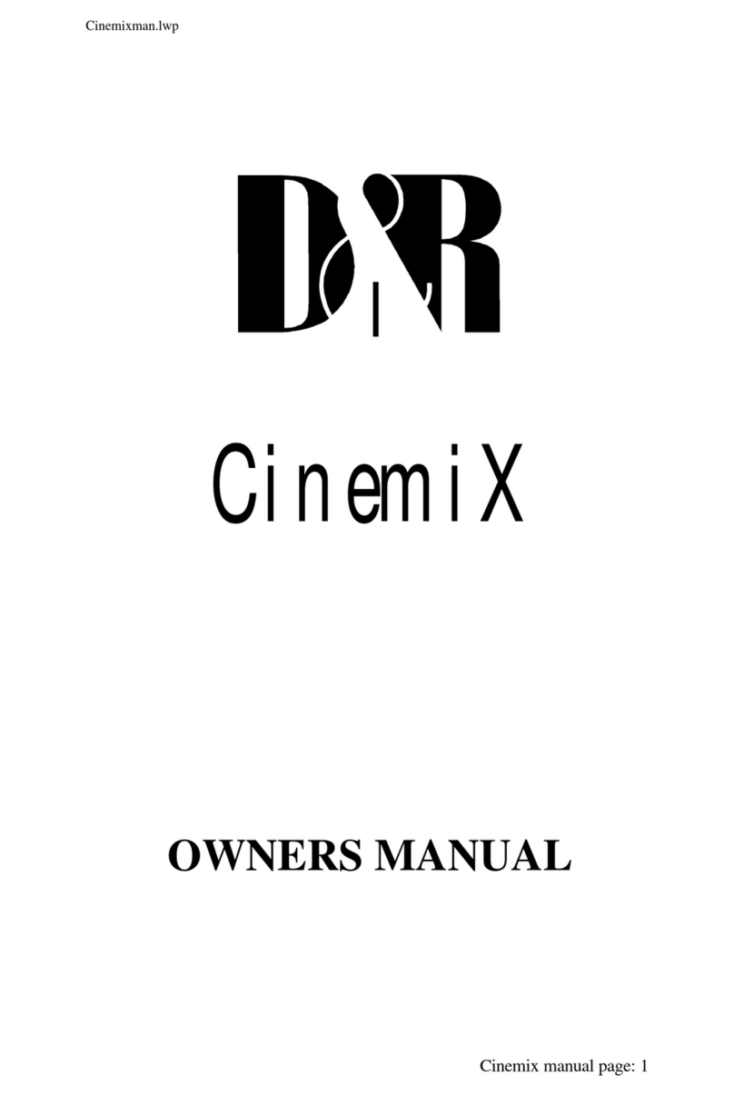 D&R CinemIX User manual