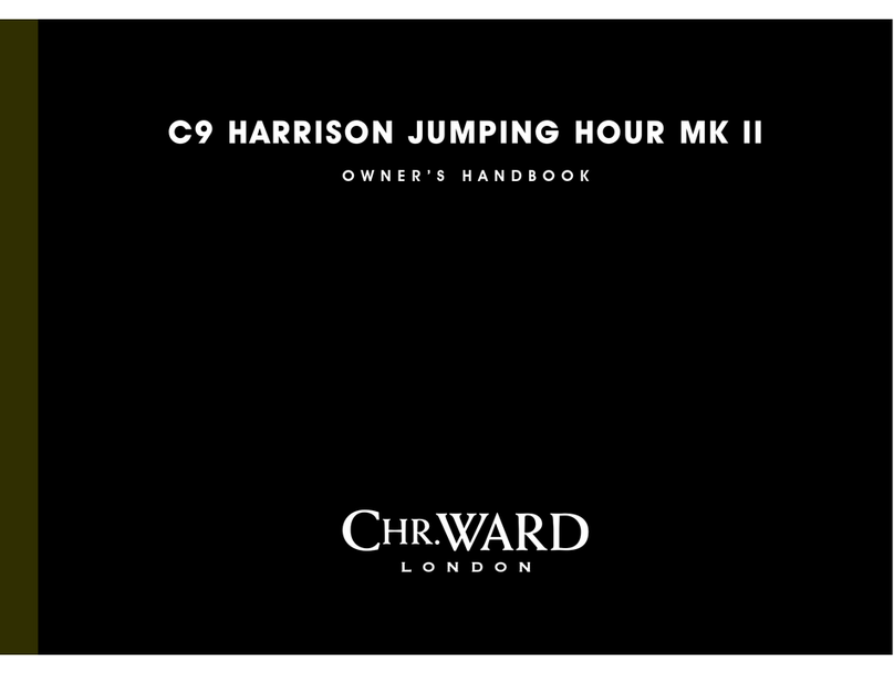 Chr. Ward C9 harrison jumping hour mk I User guide Chr. Ward C9 harrison jumping hour mk I User guide