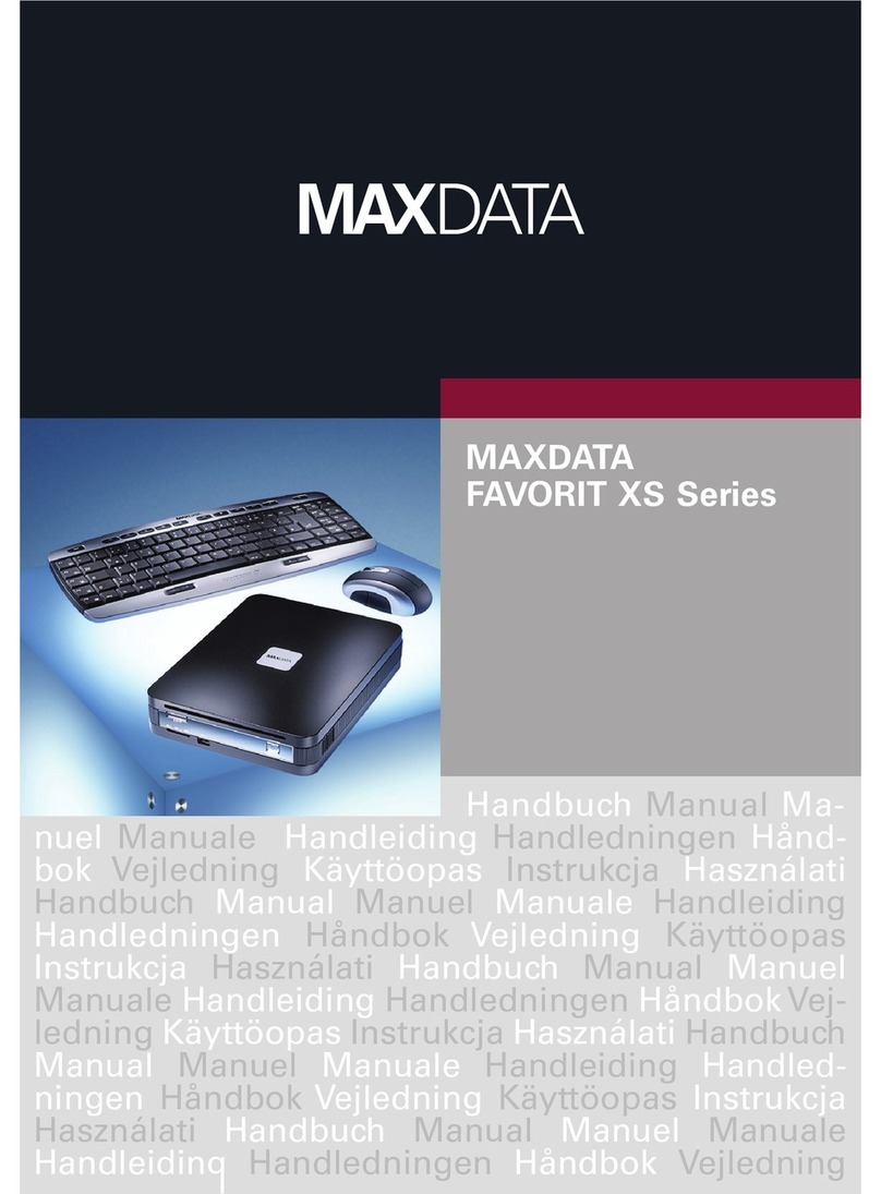 MAXDATA FAVORIT XS Series User manual