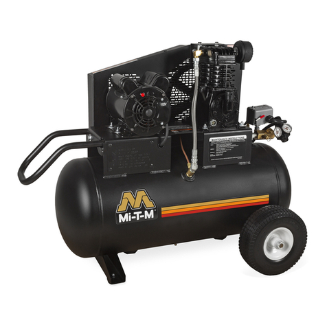 Mi-T-M PORTABLE ELECTRICAIR COMPRESSOR User manual