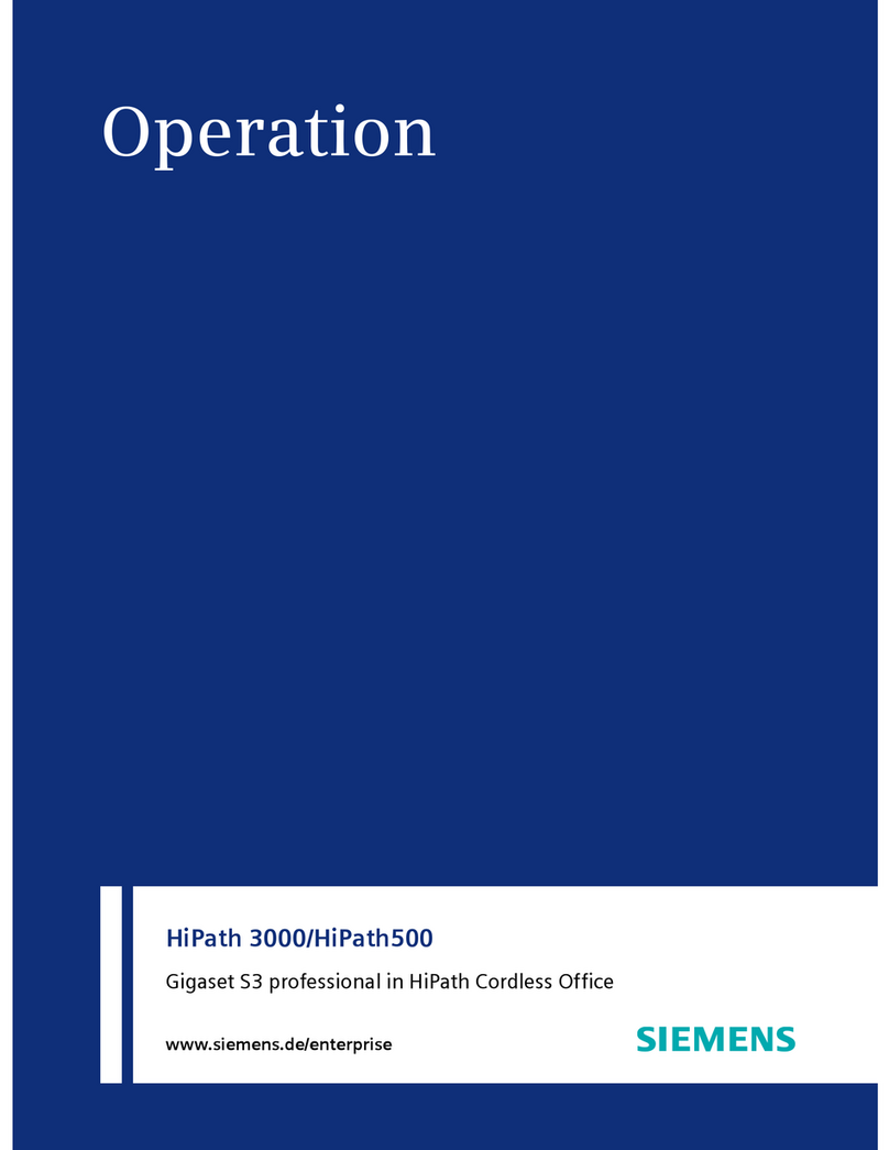 Siemens HiPath500 User manual