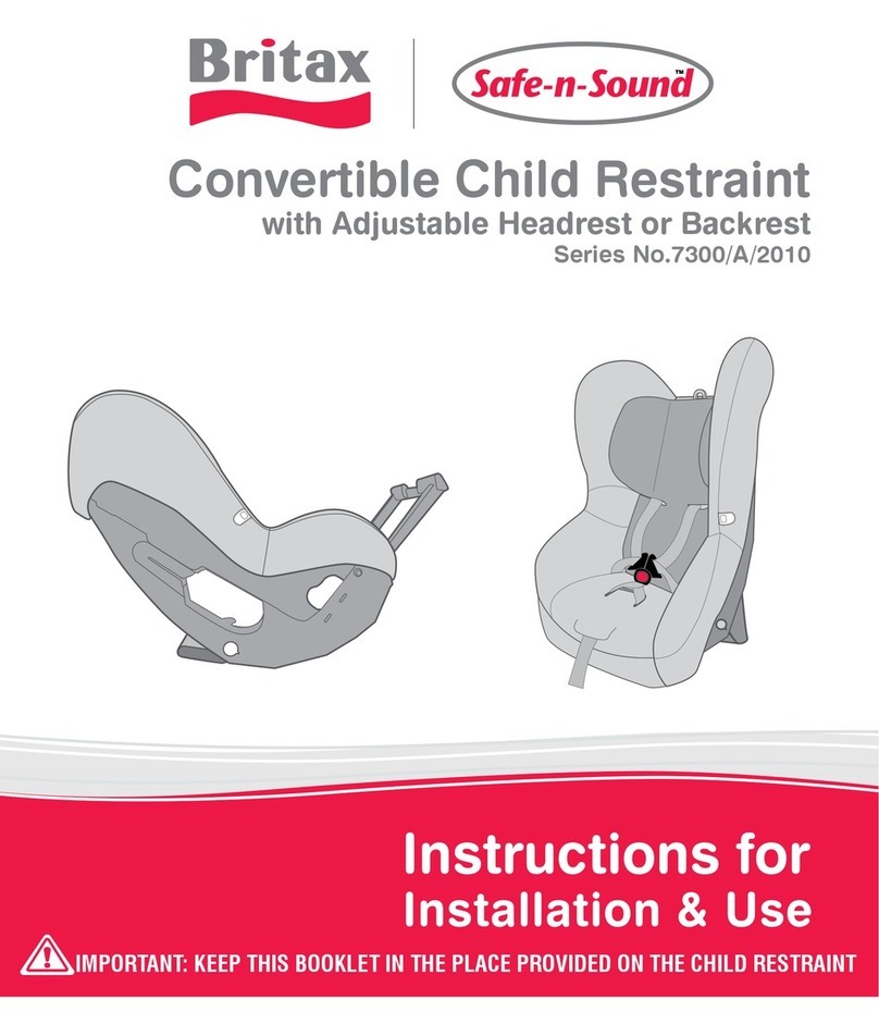 Britax Safe-nSound Instructions for installation and use