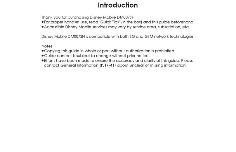 Sharp DM007SH User manual