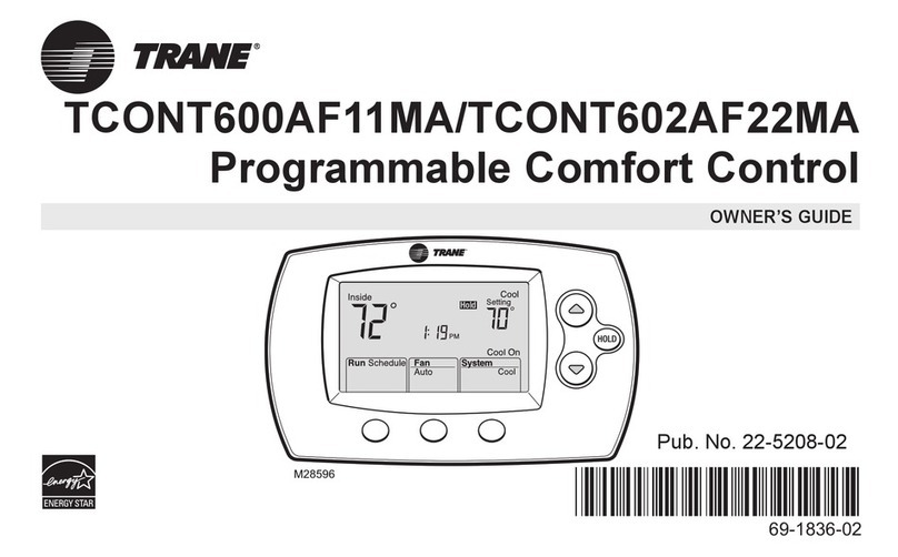 Trane TCONT600AF11MA owner's guide