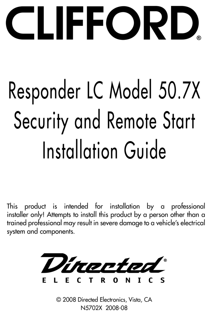 Clifford CLIFFORD 50.7X installation guide