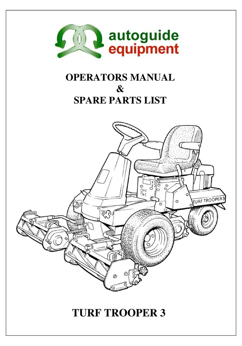 Autoguide TURF TROOPER 3 Operator's manual