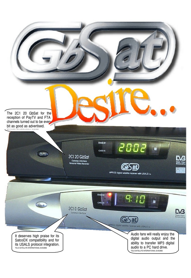 GbSat Desire User manual