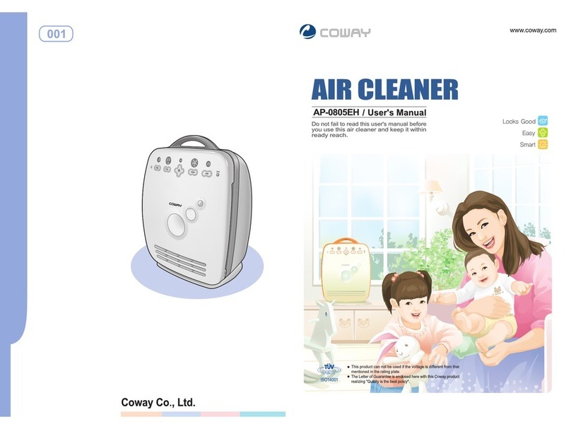Coway AP-0805EH user manual