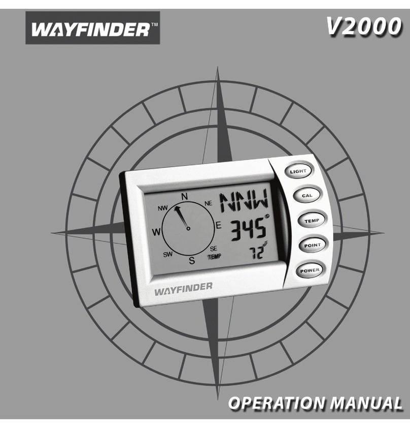 WayFinder V2000 Operation manual