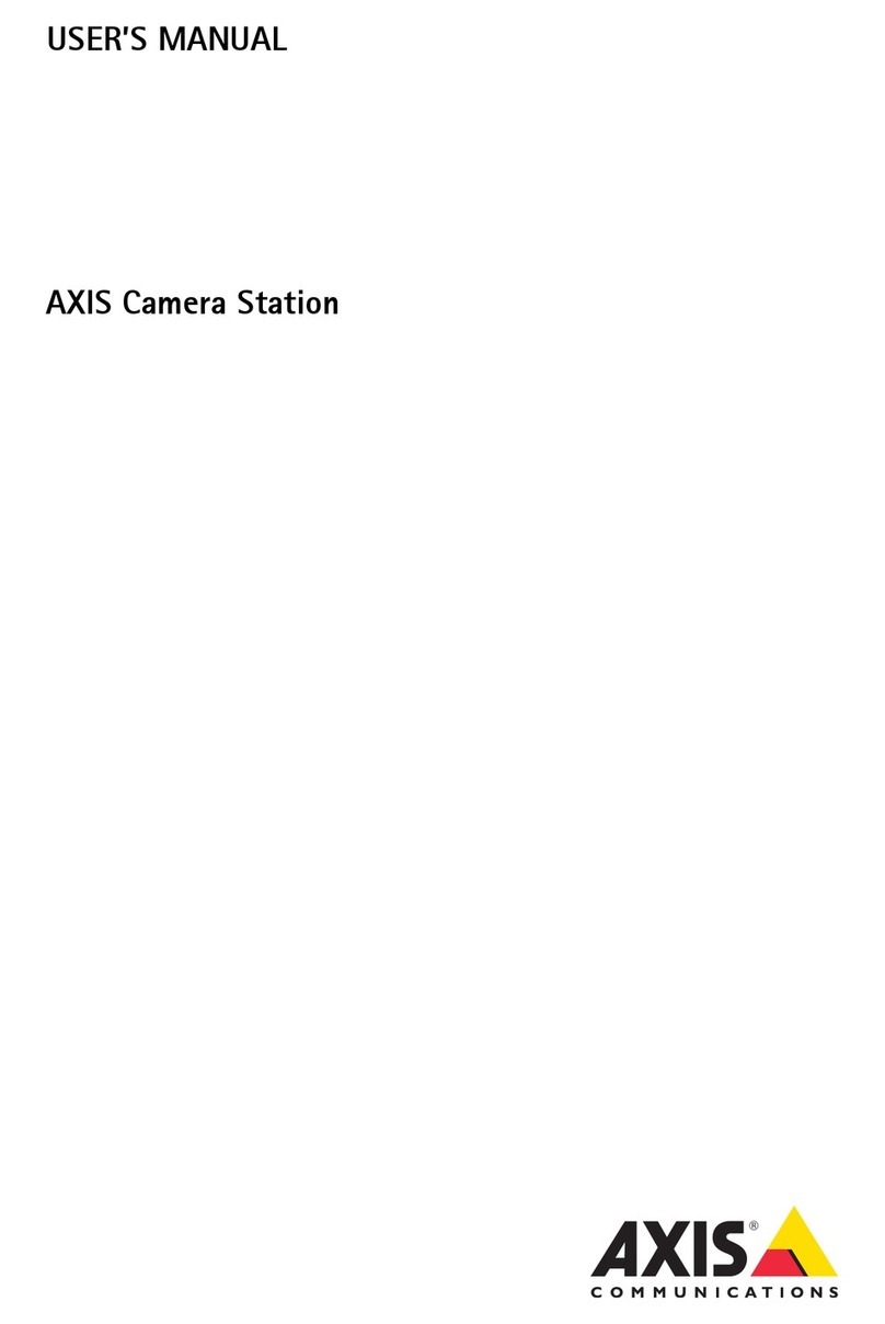 Axis Camera Station User manual