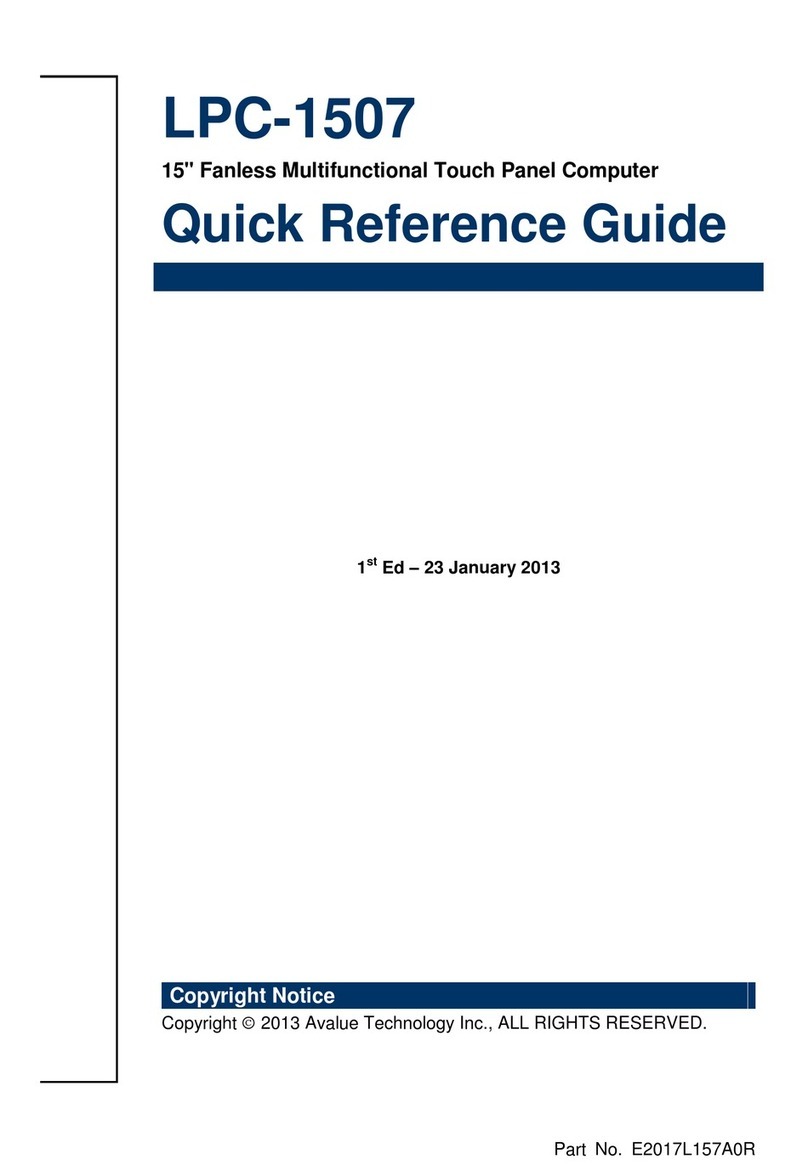 Avalue Technology LPC-1507 User manual
