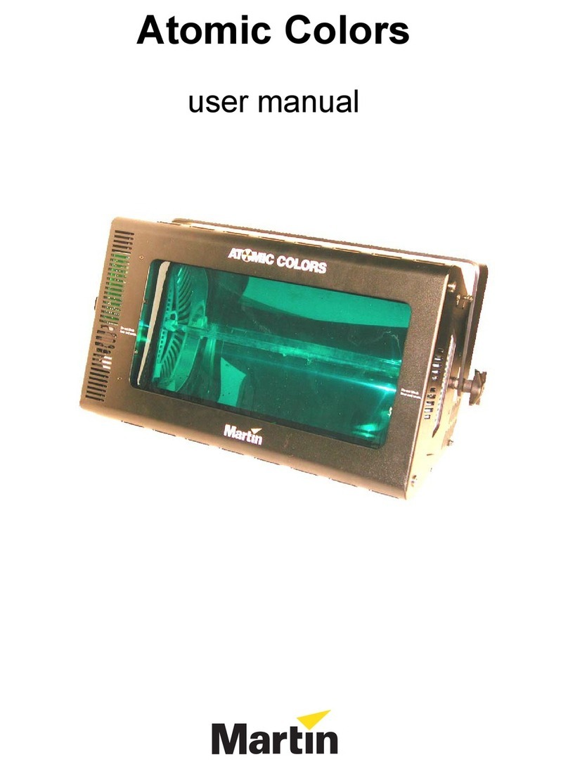 Martin Atomic Colors user manual Martin Atomic Colors user manual