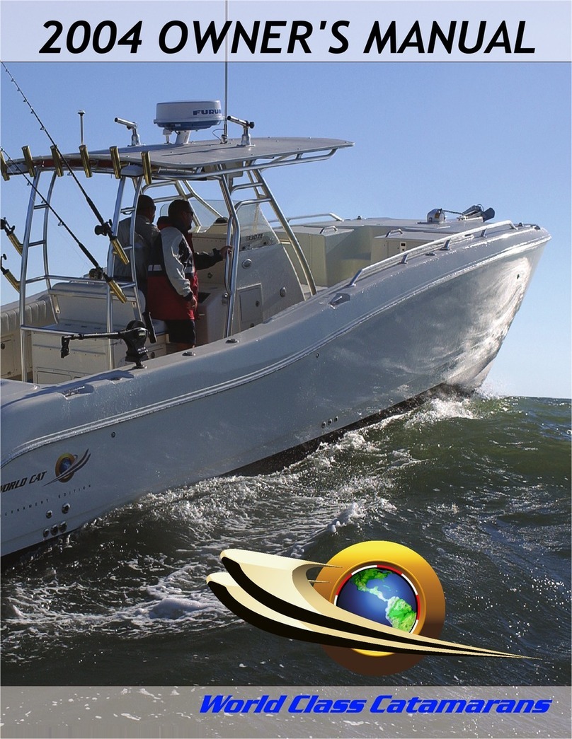 World Class Catamarans 2004 World Class 270SD owner's manual