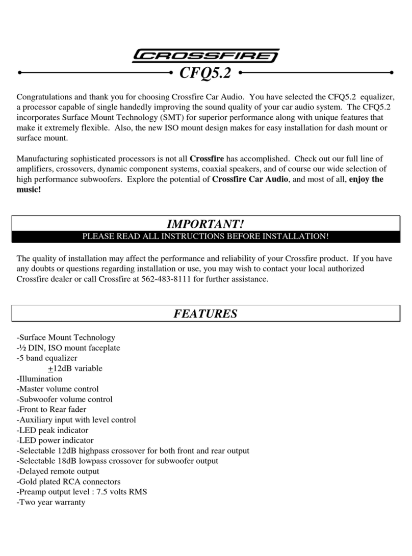 Crossfire CFQ5.2 user manual Crossfire CFQ5.2 user manual