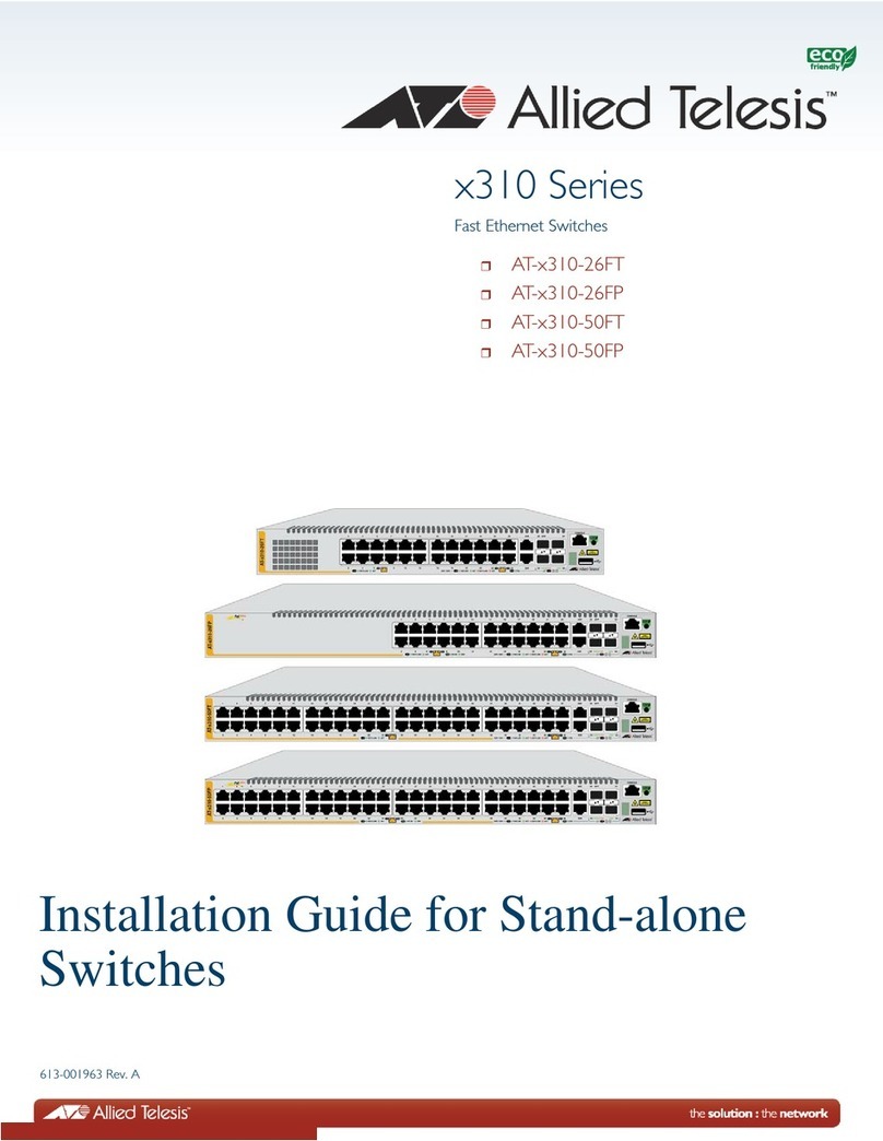 Allied Telesis AT-x310-26FT User manual