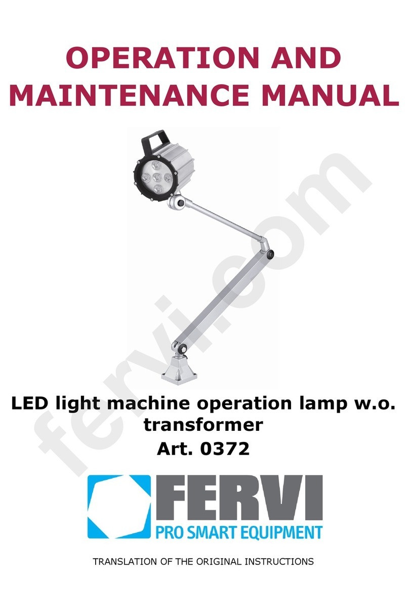 Fervi 372 User manual