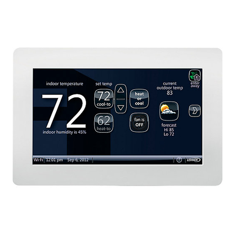 Lennox icomfort Wi?Fi Thermostat User manual Lennox icomfort Wi?Fi Thermostat User manual