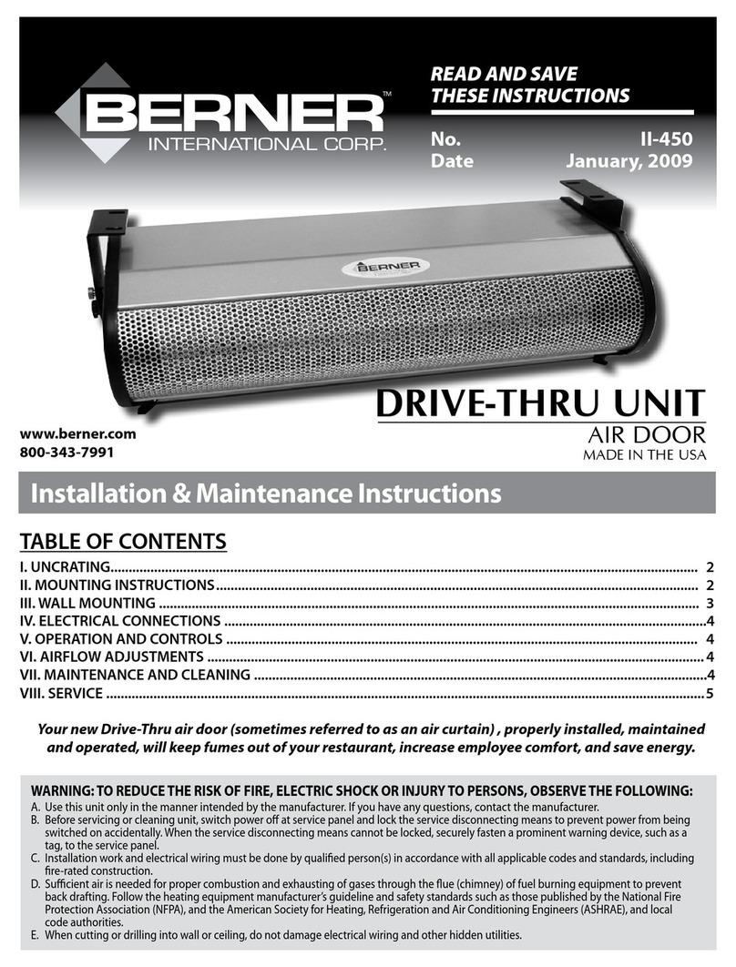 Berner DTU1018 User manual
