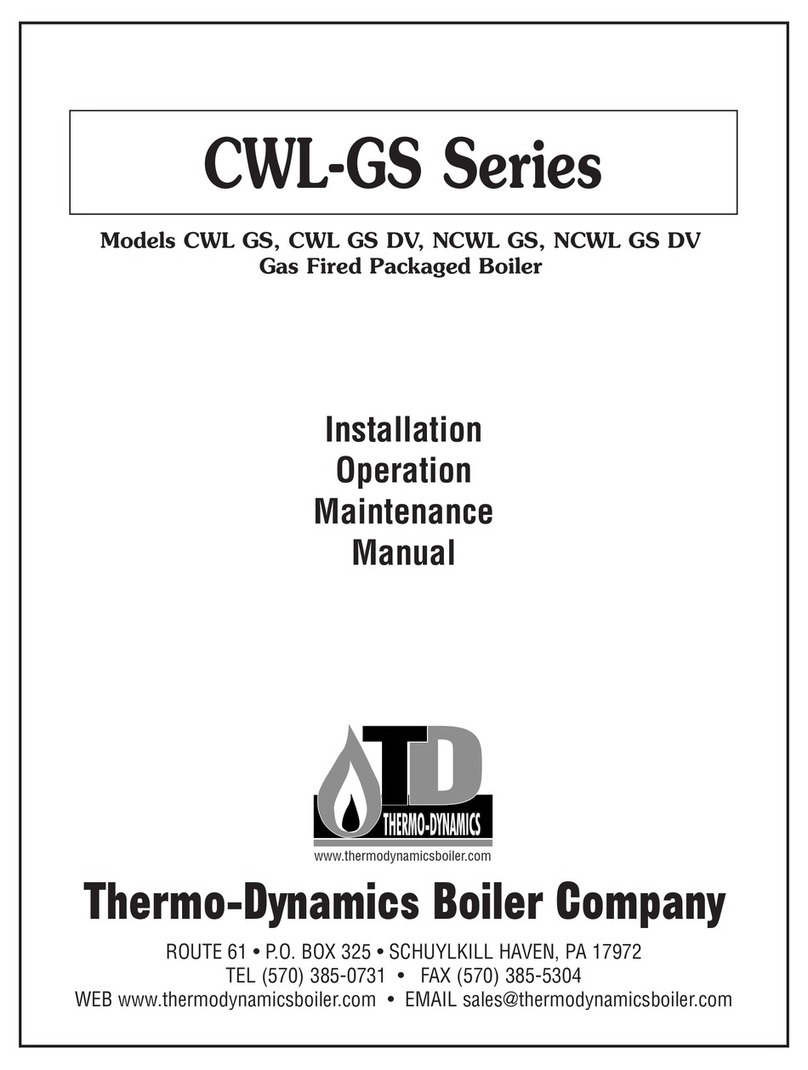 Thermo Dynamics CWL GS Instruction manual