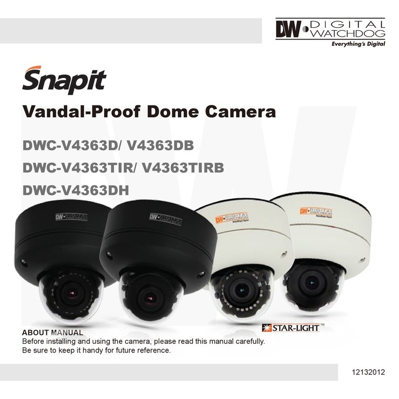 Digital Watchdog Snapit DWC-V4363D User manual