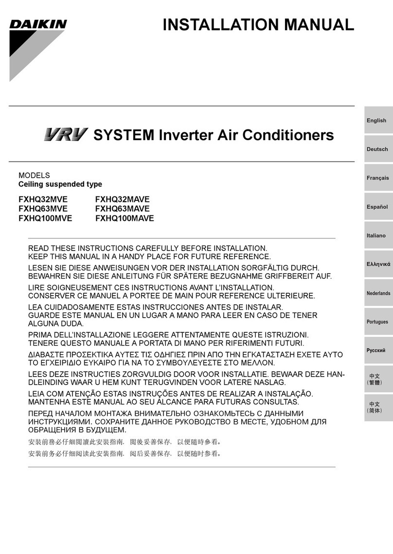 Daikin FXHQ32MVE User manual
