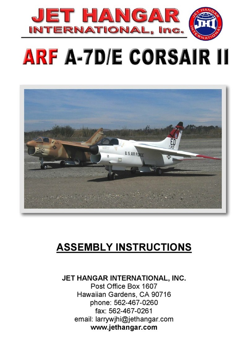 Jet Hangar A-7D/E Corsair II Assembly instructions