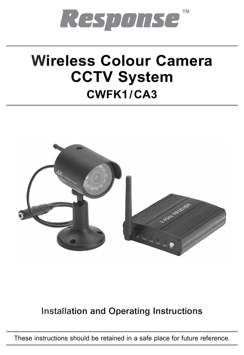 Response CWFK1/CA3 User manual