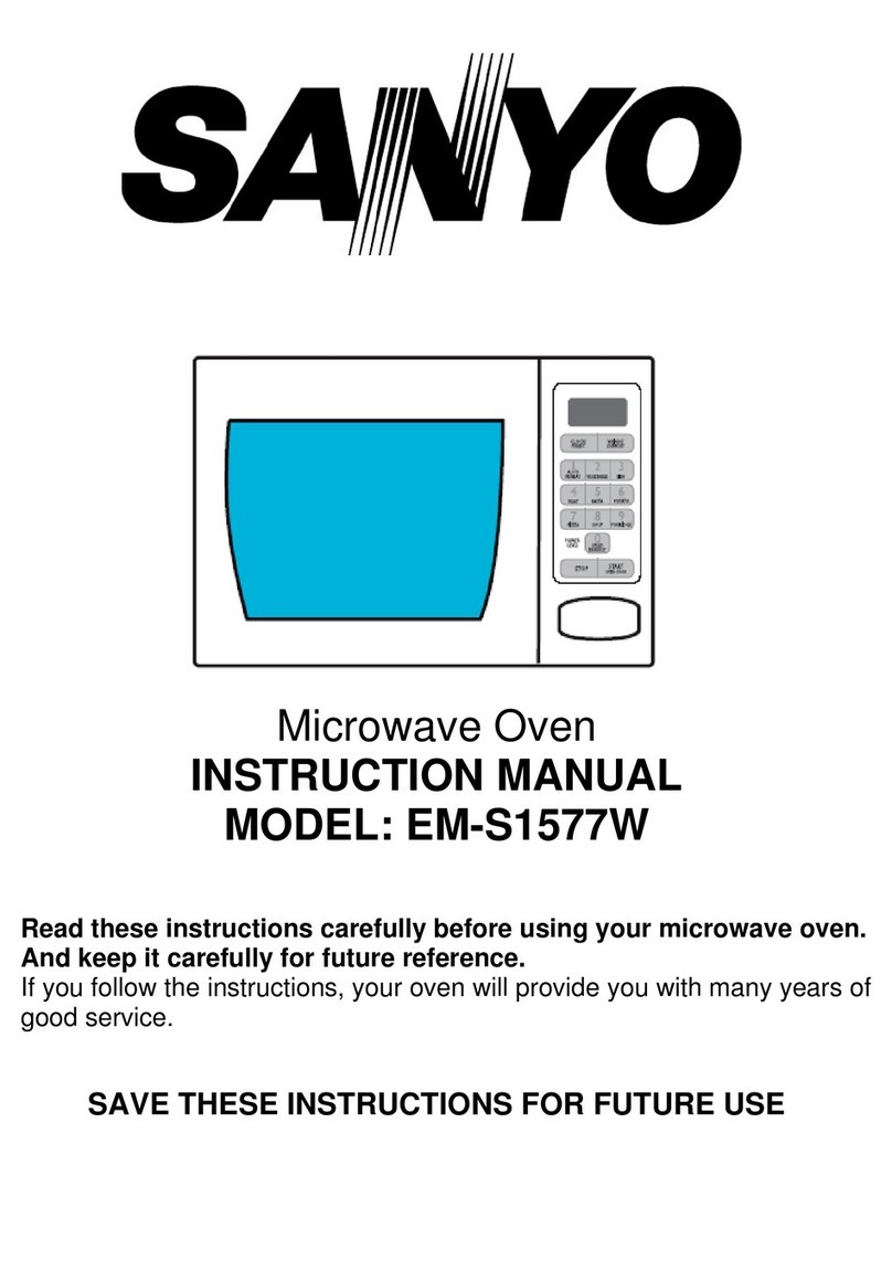 Sanyo EM-S1577W User manual