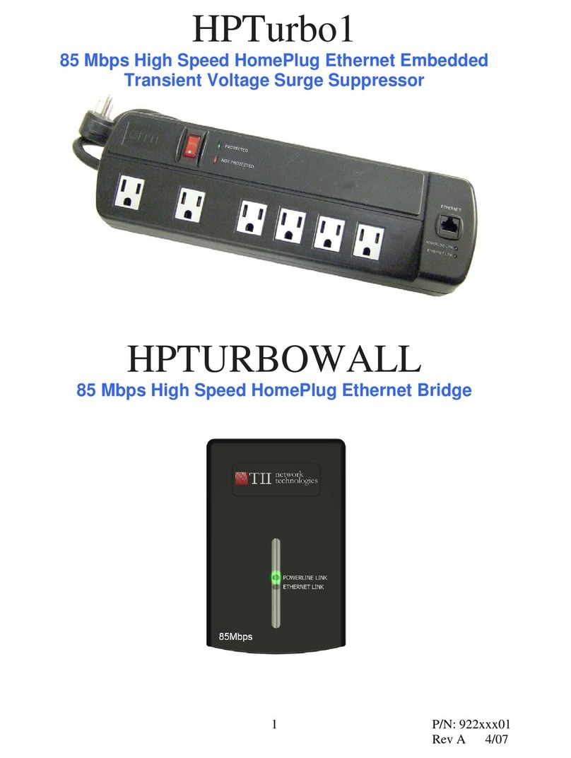 TII network technologies HPTurbo1 user guide