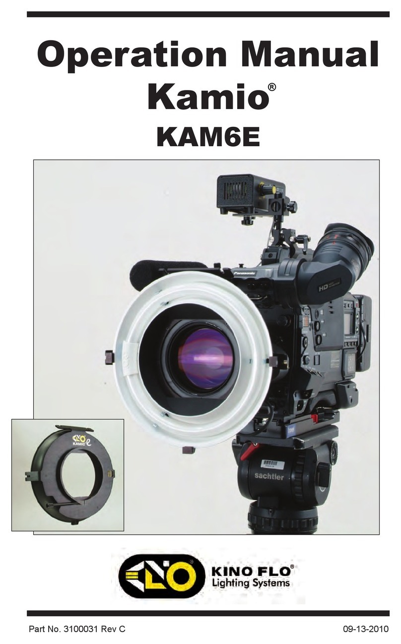 Kino Flo Kamio KAM6E Operation manual