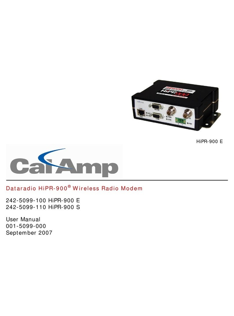 CalAmp Dataradio HiPR-900 user manual