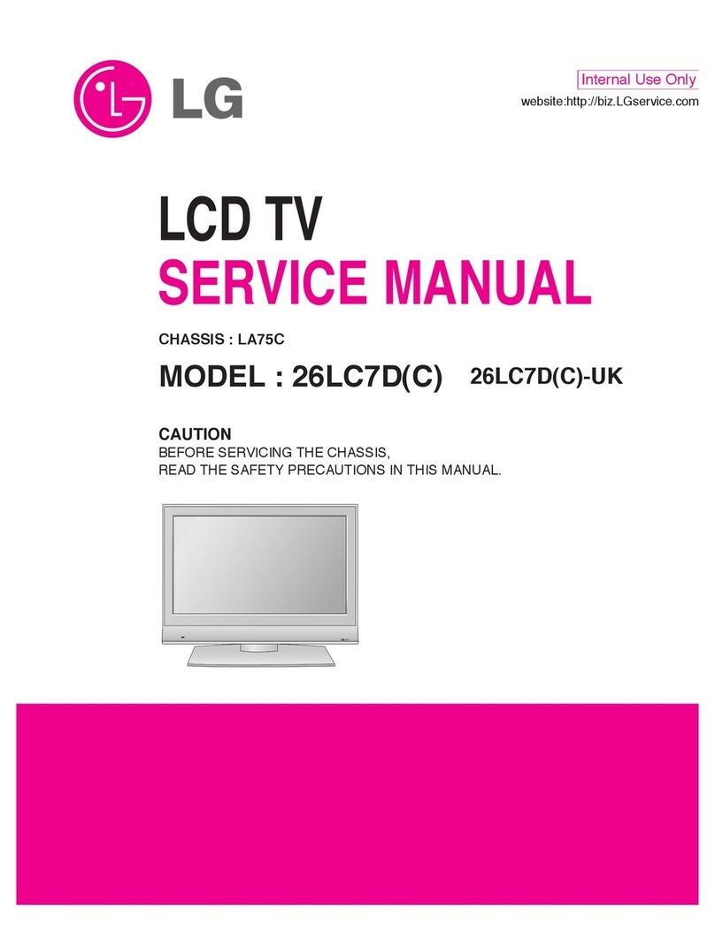 LG 26LC7C Service manual