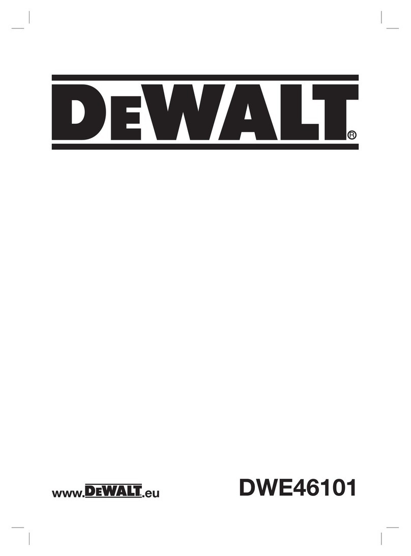 DeWalt DWE46101 User manual